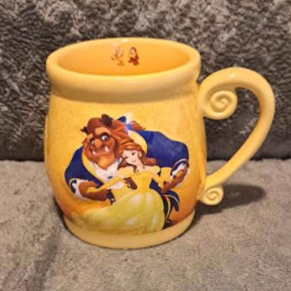 NEW Beauty and the Beast HIGHLY DECORATED Mug